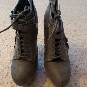 Grey Ankle Booties